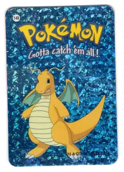 Dragonite #149 - Vintage Vending Machine Prism Sticker 2000 - Pokemon Card - Image 1