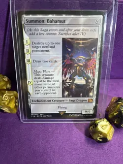Final Fantasy Summon: Bahamut Enchantment Creature Mythic Card - Image 1