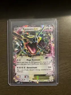Rayquaza EX - Mega Ascension & Aeroscream Pokemon Card OPEN TO OFFERS - Image 1