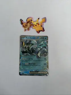 Pokemon TCG Surging Sparks Black Kyurem EX Double Rare Card 048/191 NM Condition - Image 1