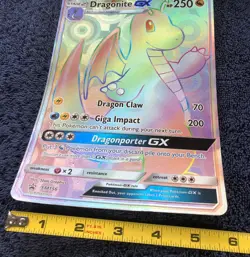 Pokemon Card Dragonite GX Stage 2 HP250 Black Star Promo SM156 **Jumbo size** - Image 4