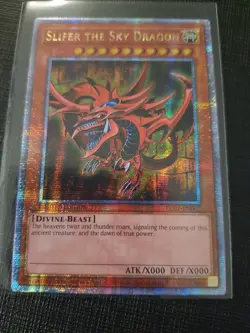 EGYPTIAN GOD CARDS OBELISK SLIFER RA LC01 Quarter Century Secret Rare Yugioh TCG - Image 2
