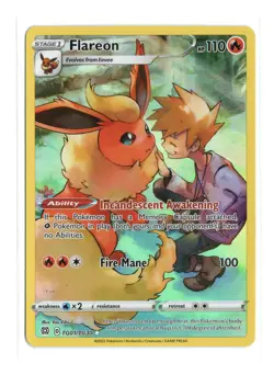 Flareon TG01/TG30 Trainer Gallery | SWSH Brilliant Stars Pokemon Card NM - Image 1