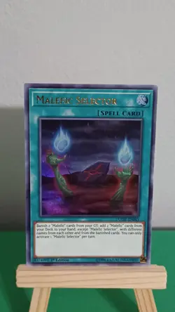 2020 Yugioh Malefic Selector Spell Card DUOV-EN045 Ultra Rare Duel Overload - Image 1