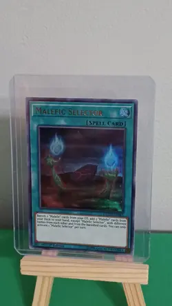 2020 Yugioh Malefic Selector Spell Card DUOV-EN045 Ultra Rare Duel Overload - Image 5