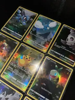 Crown Zenith Galarian Gallery 9 Card Set - GG26-GG34 Pikachu GG30 -NM TOPLOADER - Image 3