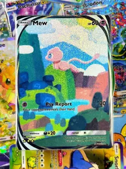 Mew proxy pocket card app tcg full art Genetic Apex set - Image 1