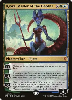 Kiora, Master of the Depths BFZ LP MTG - Image 1