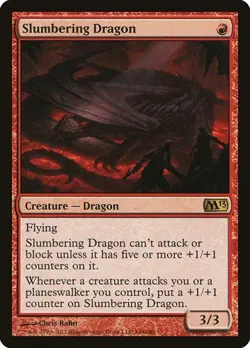 Slumbering Dragon M13 LP MTG - Image 1