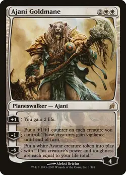 Ajani Goldmane LOR LP MTG - Image 1