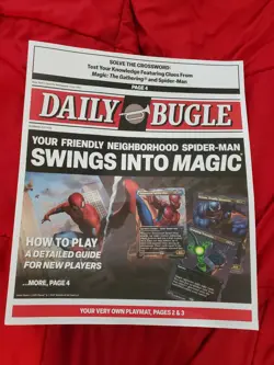 Magic The Gathering Spider-Man Deck SDCC 2025 Hasbro Complete Set 5 & Newspaper - Image 4