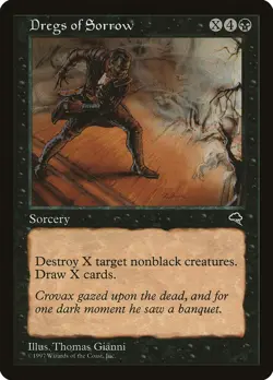 1x Dregs of Sorrow - LP - Tempest - SPARROW MAGIC mtg - Image 1