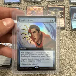 Spider-Sense (Buy-a-Box Promo Foil) MTG Spider-Man + Lots of Extra Hits - Image 2