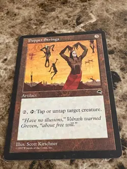 PUPPET STRINGS Magic the Gathering MTG Tempest MP - Image 1