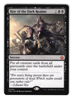 Rise of the Dark Realms M Foundations 183 NM MTG Magic - Image 1