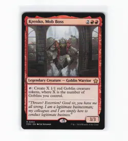 Krenko, Mob Boss - Foundations (FDN) Rare Magic The Gathering MTG - Image 1