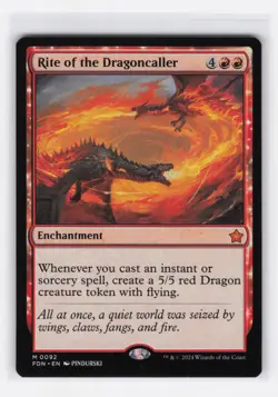 Rite of the Dragoncaller M Foundations 92 NM - Image 1