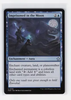 Imprisoned in the Moon U Foundations 156 NM MTG Magic - Image 1