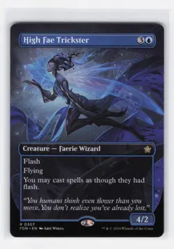 High Fae Trickster (Borderless) R Foundations 307 NM MTG Magic - Image 1