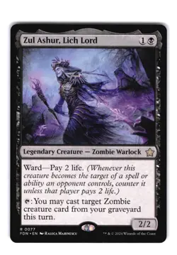Zul Ashur, Lich Lord R Foundations 77 NM MTG Magic - Image 1