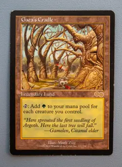 MTG Gaea's Cradle Urza's Saga Regular LP - Image 1