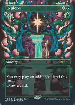 Explore - Extended Art Promo Secret Lair NM MTG - Image 1