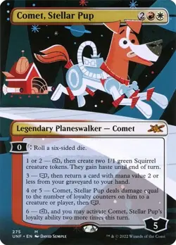 Comet, Stellar Pup - Extended Art UNF NM MTG - Image 1
