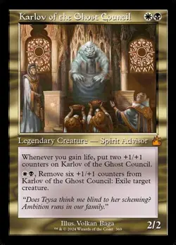 Karlov of the Ghost Council - Retro Frame RVR NM MTG - Image 1