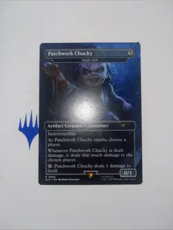 Patchwork Chucky No foil Magic The Gathering Stuffy Doll Secret Lair NM - Image 1