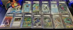 Pokemon TCG CGC Slab Lot 19 Pieces English Vintage Japanese Chinese Graded cards - Image 1