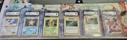 Pokemon TCG CGC Slab Lot 19 Pieces English Vintage Japanese Chinese Graded cards - Image 2