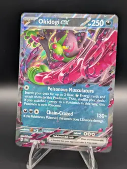 Pokemon TCG Shrouded Fable Okidogi EX 036/064 Holo Double Rare - Image 1
