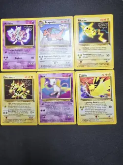 Lot Of 6 Pokemon The First Movie Black Star Promo Pokemon Cards 2/3/4/5/8/23 - Image 2