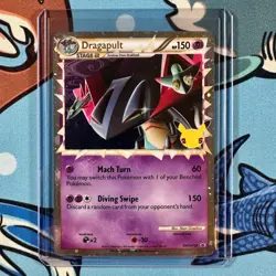 Dragapult Prime 25th Anniv SWSH132 Black Star Promo Holo | Pokemon NM English - Image 1
