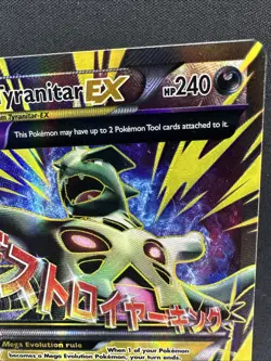 M Tyranitar EX 92/98 Ancient Origins Full Art Holo LP/MP Pokemon 2015 - Image 3
