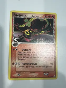 2006 Pokemon EX Holon Phantoms Rayquaza Delta Species #26/110 Non-holo NM - Image 1