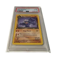 2000 PSA 6 Pokemon Dark Machamp 1st Edition Rocket #27 Graded - Image 1