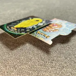 Topps Pokemon Series 1 Weedle EV01 of 12 Die Cut Blue logo and Kakuna 14 Black - Image 3