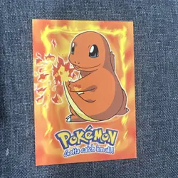 1999 Topps Pokemon the First Movie #04 Charmander - Stage 1 Evolution #E4 - Image 1