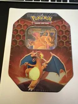 Pokemon TCG Charizard GX SM211 Hidden Fates Black Star Promo Tin Factory Sealed - Image 1