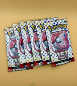Pokemon 151 Booster Pack - Lot of 6 Packs! Brand New, Factory-Sealed! - Image 1