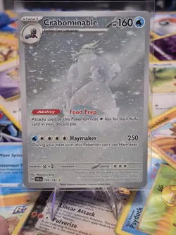 Pokemon TCG Pokemon Crabominable Holo 149/142 Rare Mint Condition - Image 1