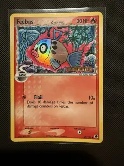 Feebas Delta Species 49/101 Dragon Frontiers Reverse Holo Stamped Pokemon TCG - Image 1