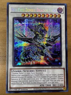 Yu-Gi-Oh - Red-Eyes Zombie Dragon Lord - MP23-EN083 Prismatic Secret Rare - Image 1