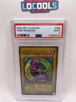 YUGIOH 2002 Dark Magician SDY-006 PSA 2 - Image 1