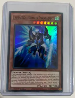 Yugioh Fantastical Dragon Phantazmay RA02-EN013 Super Rare Alt Art 1st Ed NM - Image 1