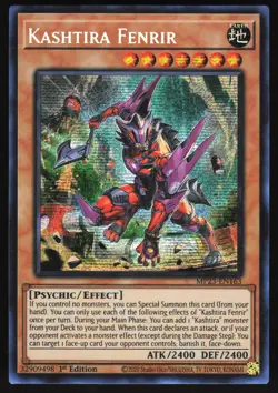 Kashtira Fenrir - MP23-EN163 - Prismatic Secret Rare - Yugioh - US Print - Image 1