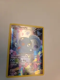 Pokemon TCG Manaphy XY113 XY Black Star Promo Holo Card NM/Mint Condition - Image 1