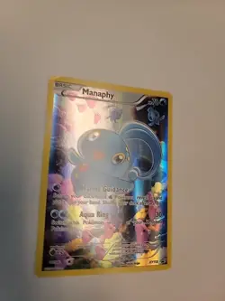 Pokemon TCG Manaphy XY113 XY Black Star Promo Holo Card NM/Mint Condition - Image 2