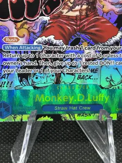 Monkey D. Luffy OP11-118 MANGA RARE | One Piece Card Game OP11 - Ships now - Image 5